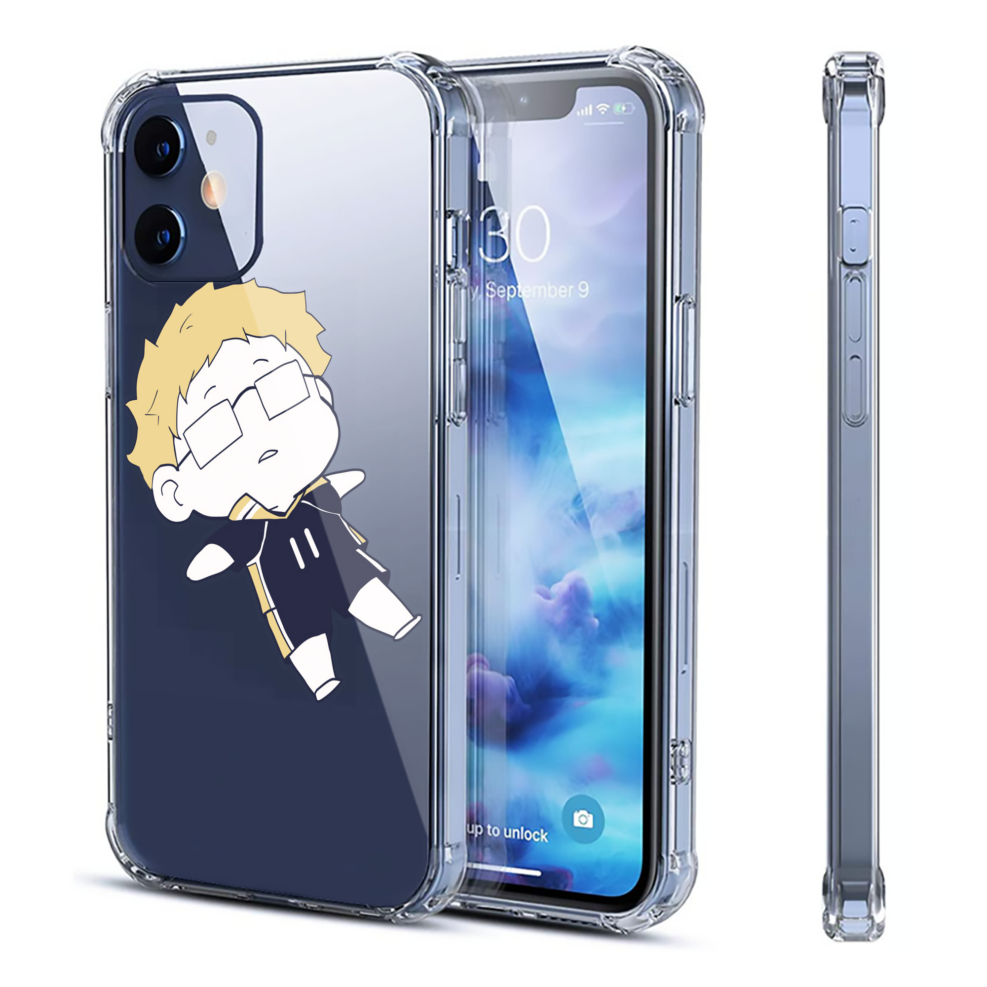 （画像用） ハイキュー!! Haikyu!! 【iPhone 12シリーズ対応】透明スマホケース（クリアソフトケース）